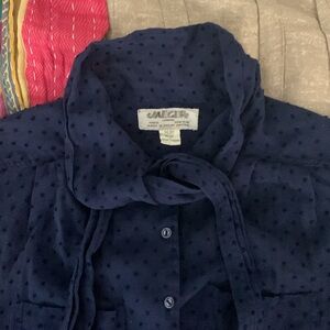 Vintage Jaeger pussybow blouse